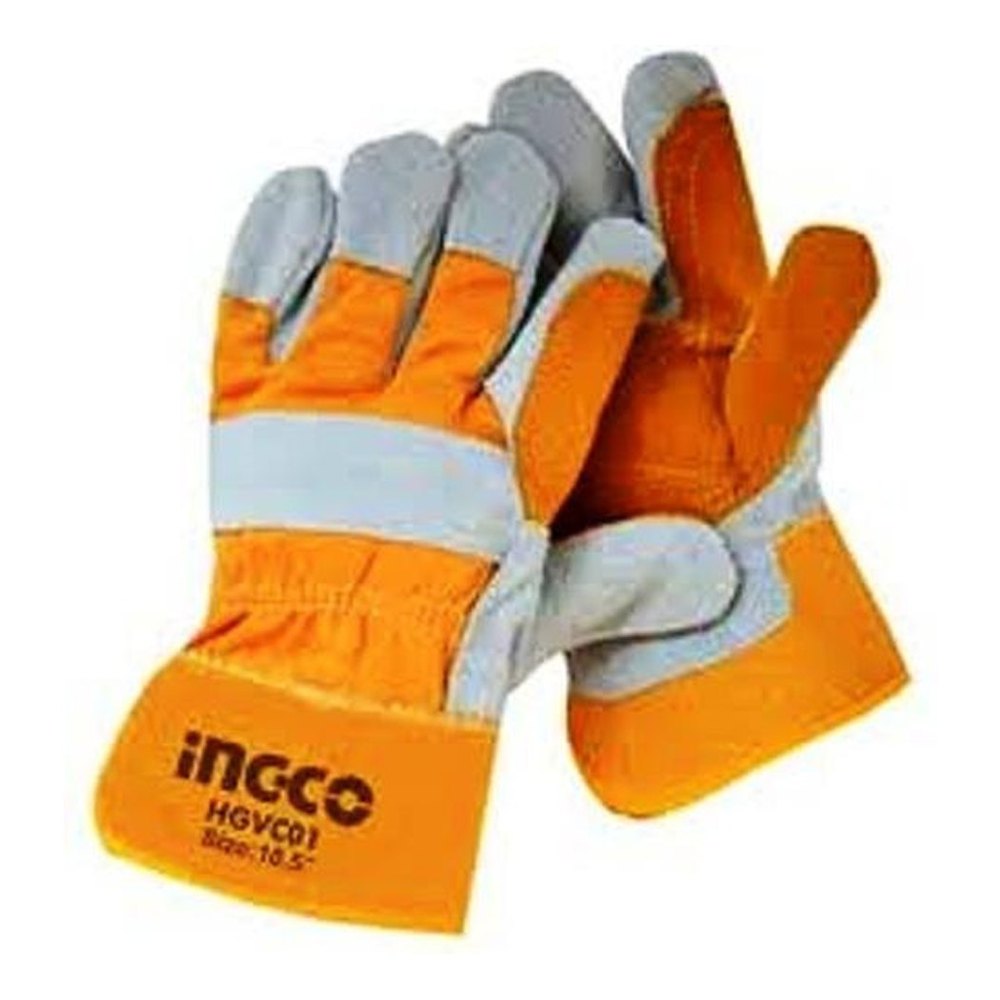 INGCO LEATHER GLOVES 11INCH HGVC01