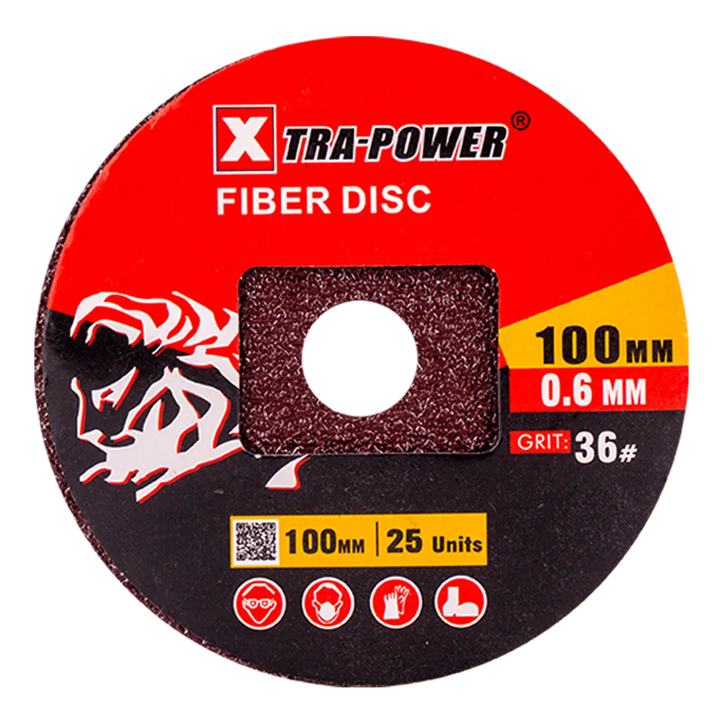 XTRA POWER FIBRE DISC 100MMX0.6MM GRID100