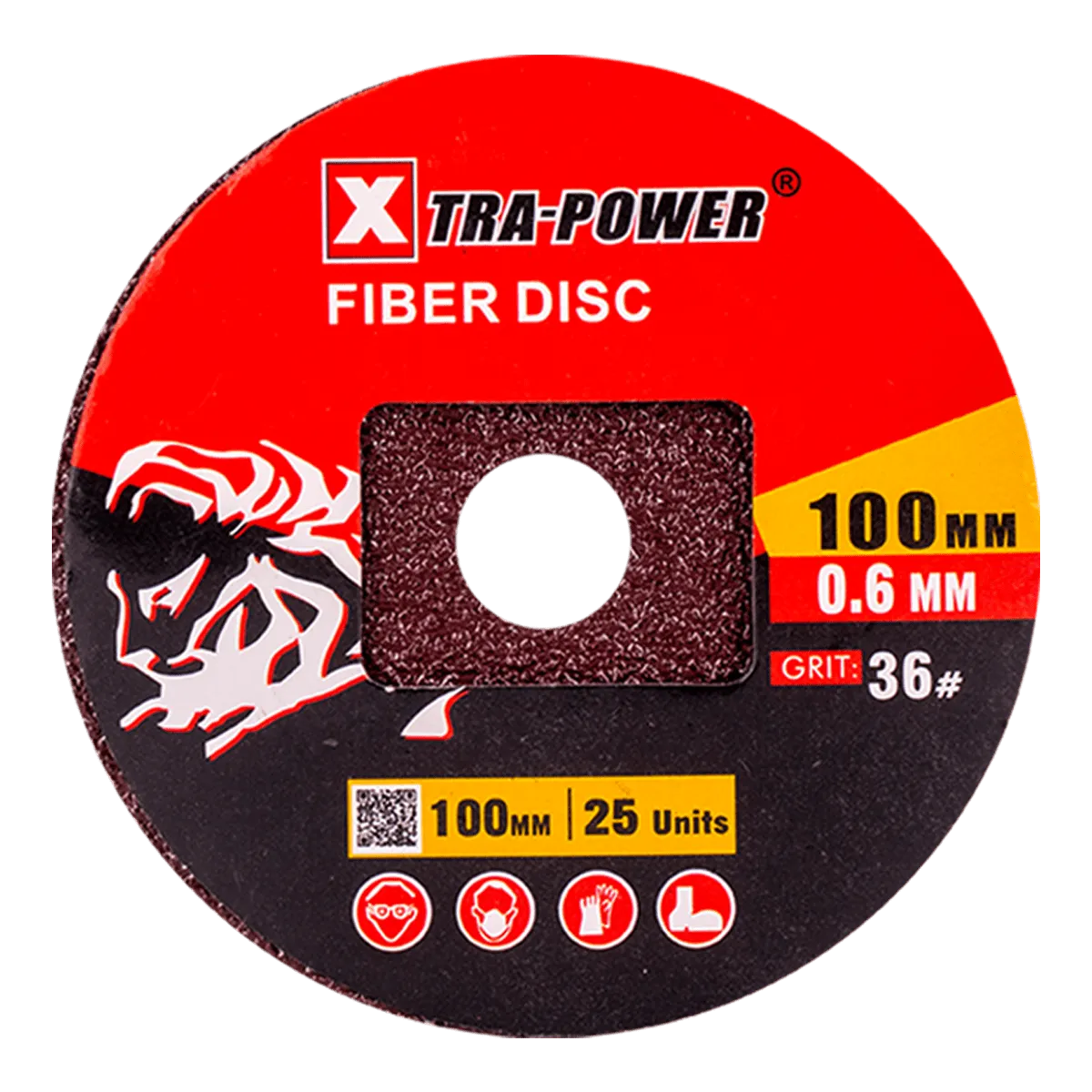 XTRA POWER FIBRE DISC 100MMX0.6MM GRID100