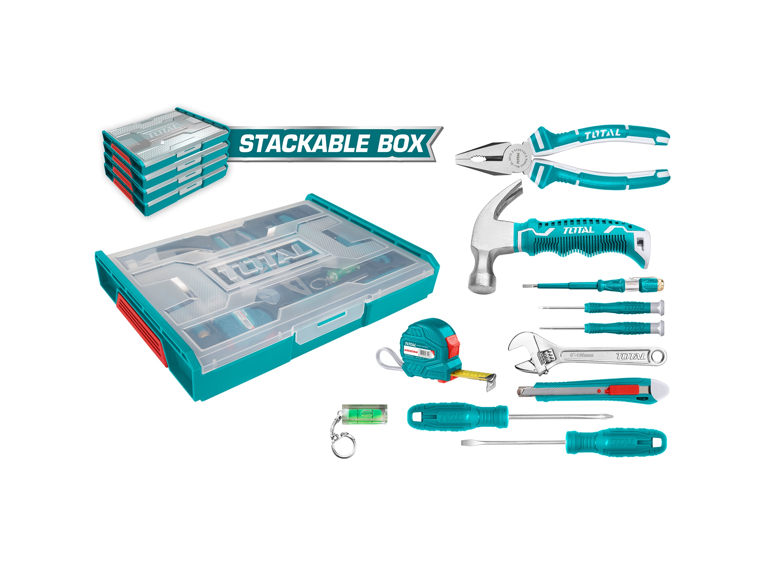 TOTAL TOOLS 11 PCS HOUSEHOLD TOOLS SET THKTV02H111