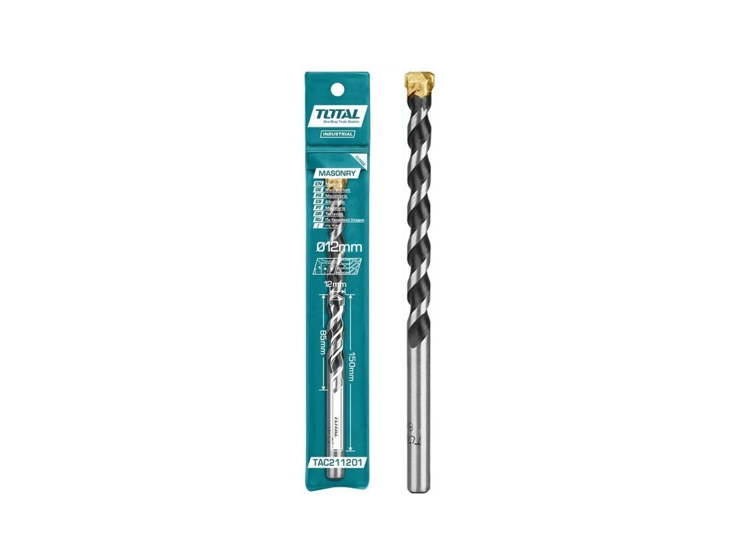 TOTAL TOOLS MASONRY DRILL BIT TAC211201