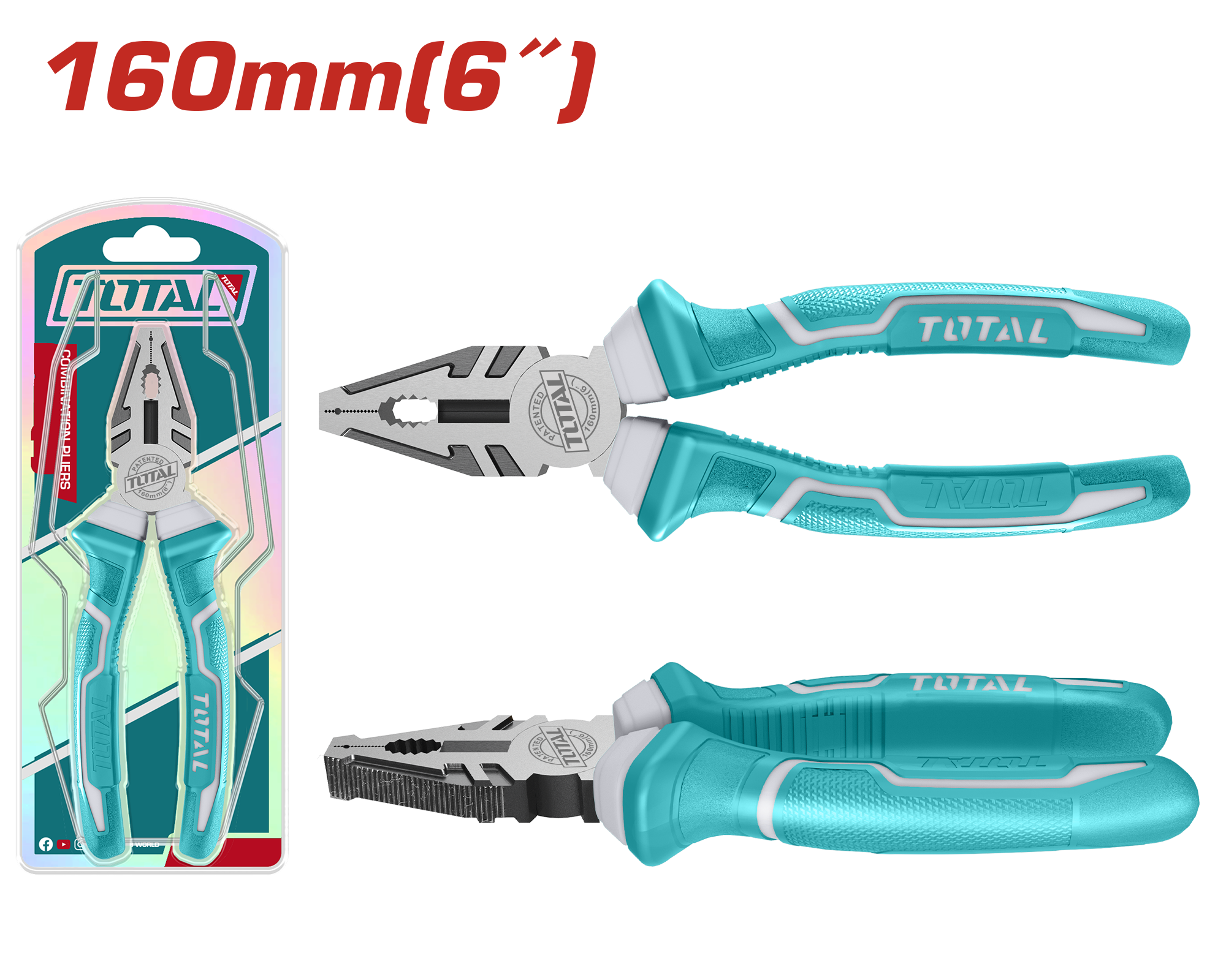 TOTAL TOOLS COMBINATION PLIERS THT110606P