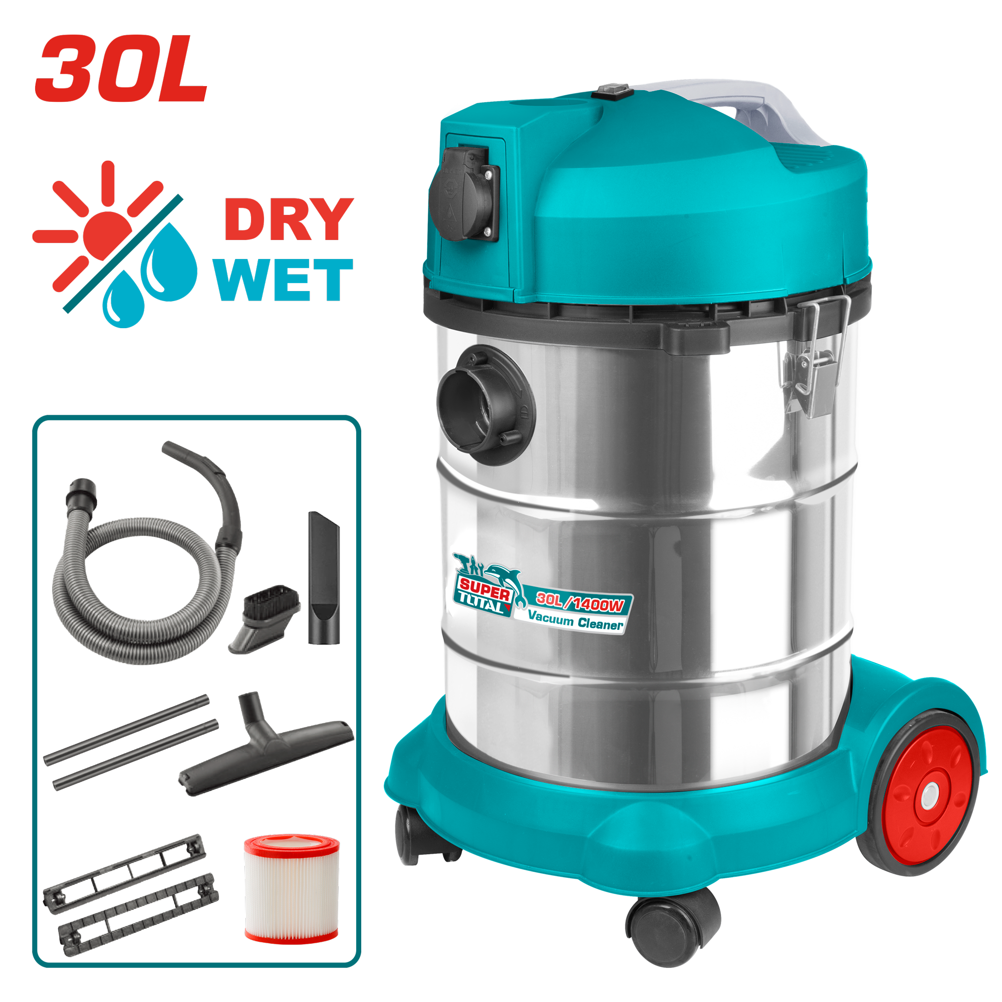 TOTAL TOOLS VACUUM CLEANER TVC14301