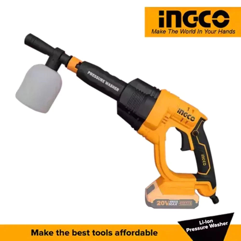 INGCO CORDLESS PRESSURE WASHER CPWLI2008