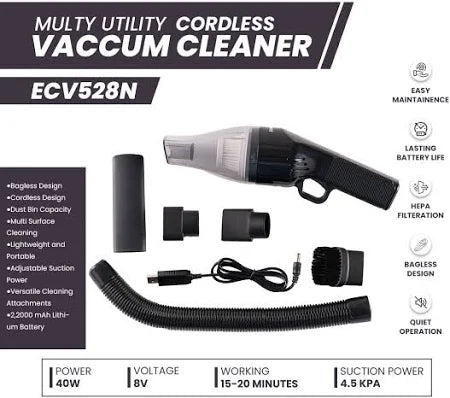 EASTMAN CORDLESS MULTI-UTILITY VACCUM CLEANER - 528N