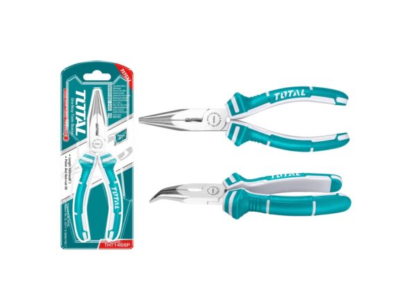 Total 6″ Bent Nose Pliers- THT1466P