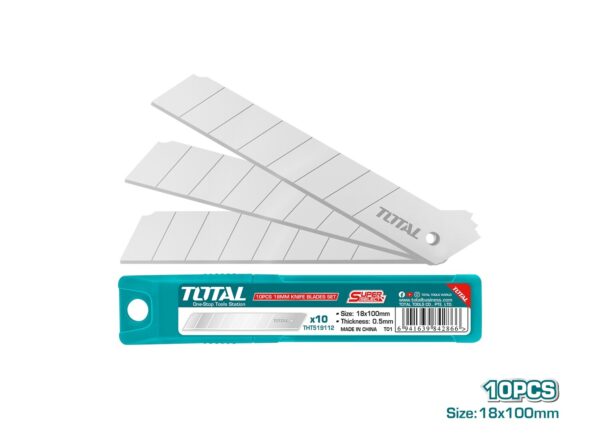 Total 10 PCS 18mm Knife Blades Set- THT519112