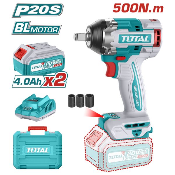 TOTAL TOOLS LITHIUMION IMPACT WRENCH TIWLI2050