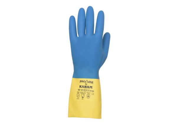 Karam ProKem Chemical Resistent Neoprene and Natural Rubber Glove, HS121
