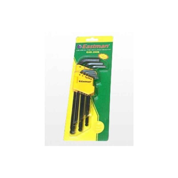 Eastman Hex Allen Keys Set 9Pcs -Long Pattern-Crv