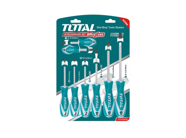 Total 8Pcs Screwdriver Set THT250608