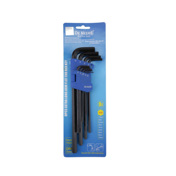 Dn-Allen Key Set (mm) Extra Long