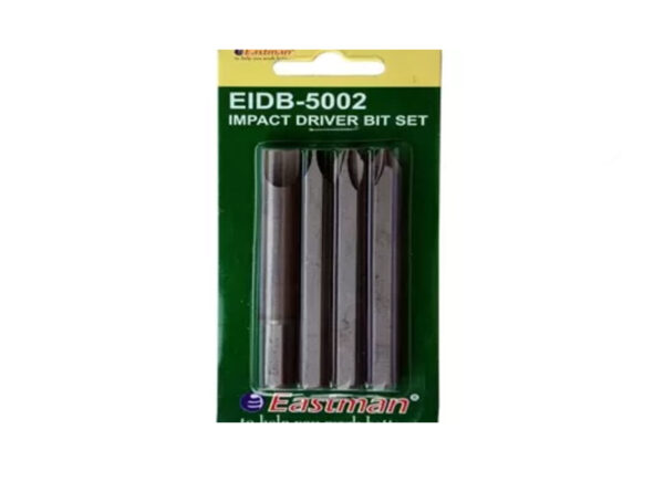 Eastman Impact Driver Bit Set 80mm(Long)/E-5002